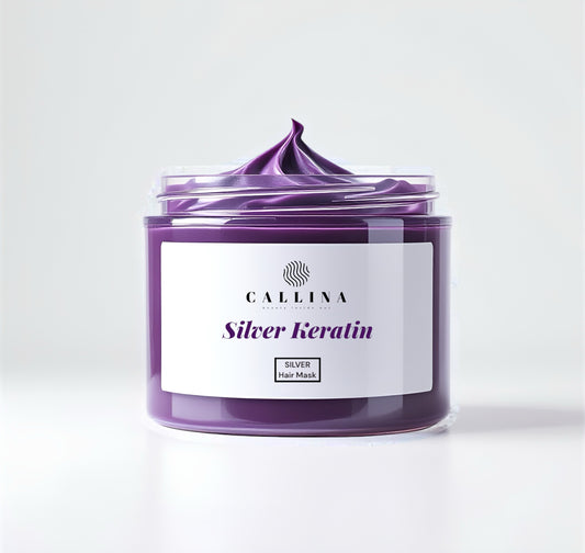 SILVER KERATIN Μάσκα Μαλλιών για Ξανθά Μαλλιά